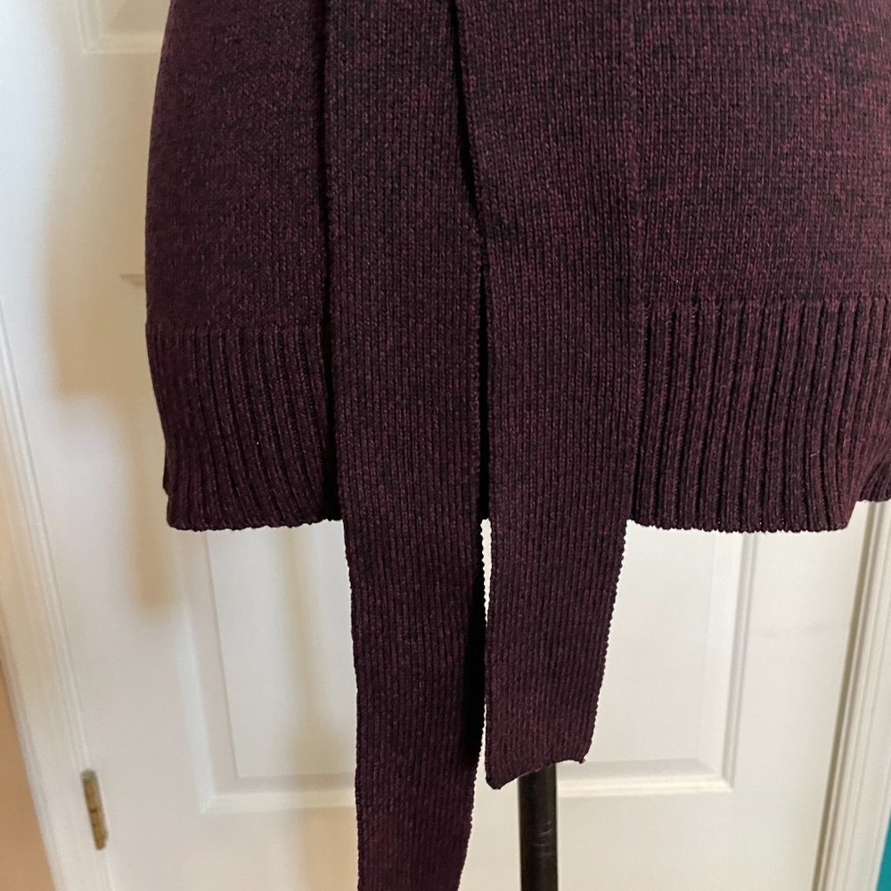 Like New! INC International Concepts Plum Short Sleeve Silk Blend Sweater Size S - Picture 14 of 15